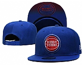 Detroit Pistons Team Logo Adjustable Hat GS (2)